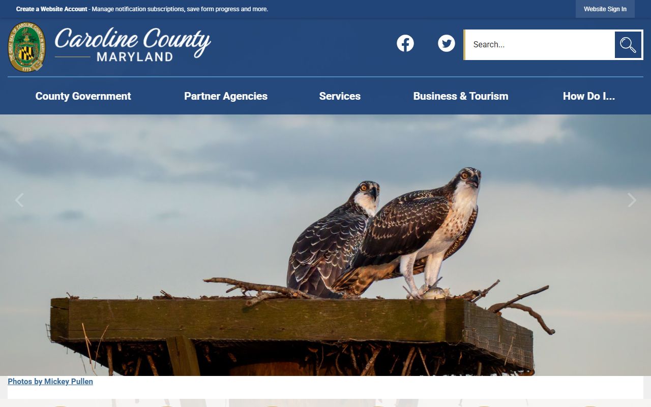 Caroline County government website for 72 hour booking information
